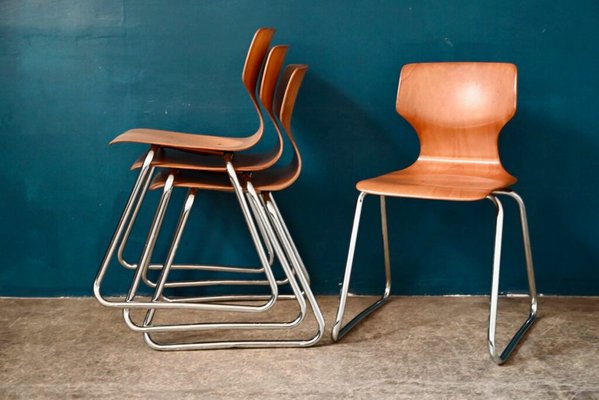 Scandinavian Chairs by Elmar Flötotto, 1960s, Set of 20 for sale