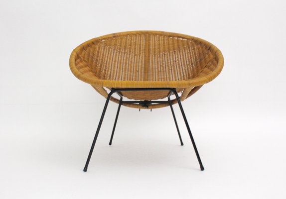 Rattan Club Chair 1950s For Sale At Pamono