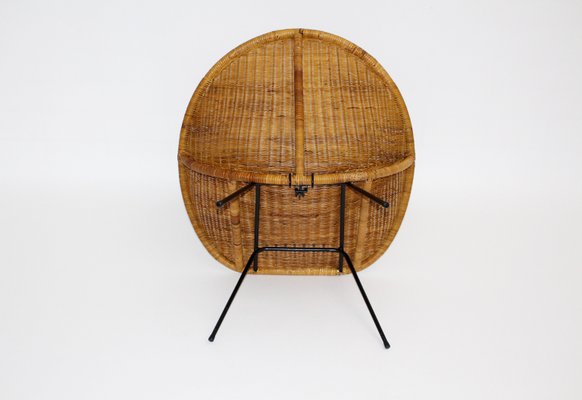 Rattan Club Chair 1950s For Sale At Pamono