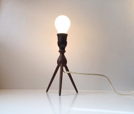 Mid-Century Teak Satellite Table Lamp by Severin Hansen for Haslev  Møbelsnedkeri, 1950s