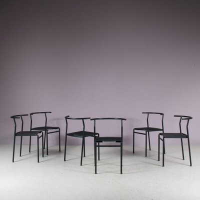 Baleri Italia × Philippe Starck / Chair Cafe Dining Chairs by Philippe Starck for Baleri, Italy, Set of 6