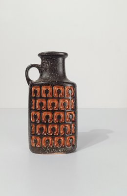 Mid-Century Modern Fat Lava Jug Vase from VEB Haldensleben, West