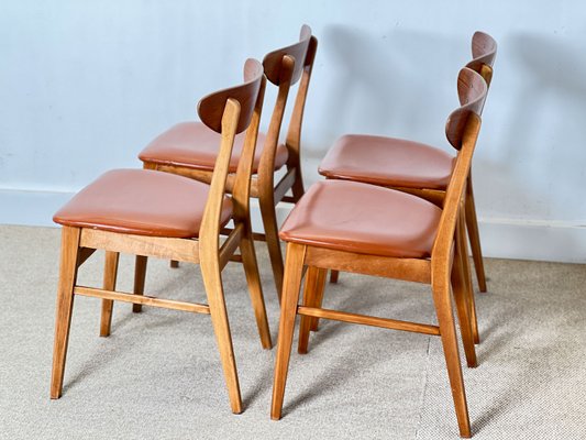 Model 210 Dining Chairs from Farstrup, 1950s, Set of 6 for sale at