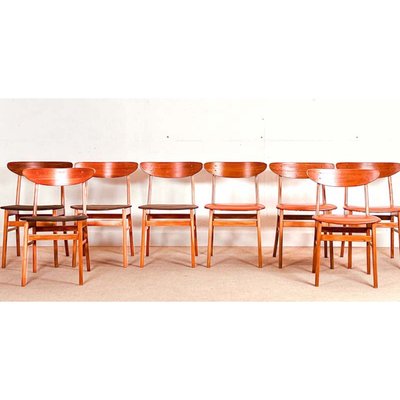 Model 210 Dining Chairs from Farstrup, 1950s, Set of 6 for sale at