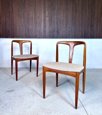 Set of Juliane Dining Chairs in Teak by Johannes Andersen for