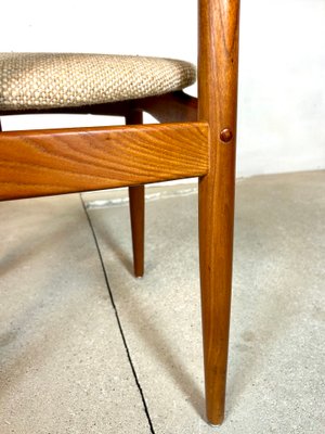 Set of Juliane Dining Chairs in Teak by Johannes Andersen for