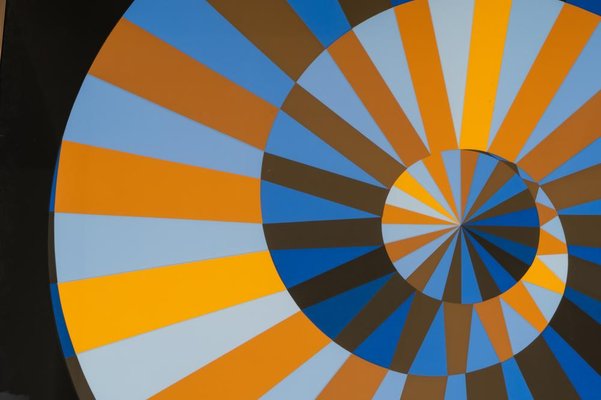 Victor Vasarely, Olympia, 1971, Large Color Silkscreen for sale at