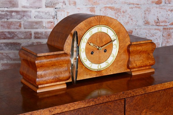 Art Deco Table Clock by Up Závody, 1920s for sale at Pamono