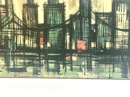 Marius Girard, Metropolitan Bridge, 1963, Lithograph for sale at