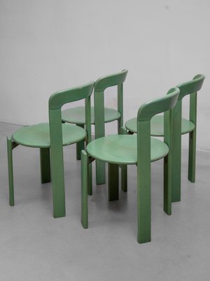 Model 3300 Dining Table and Chairs attributed to Bruno Rey
