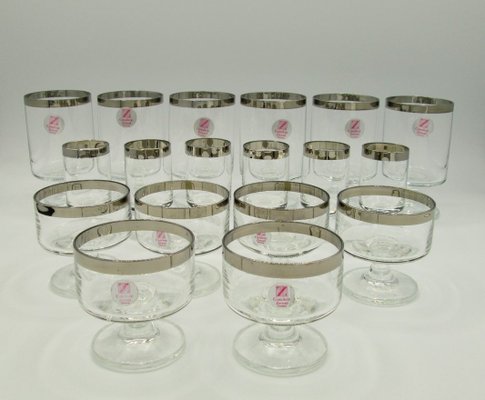 Vintage Glasses from Cristallerie Zwiesel, Set of 18