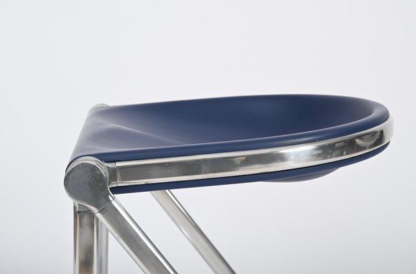 Italian Pluff Folding Stools by G. Piretti for Anonima Castelli