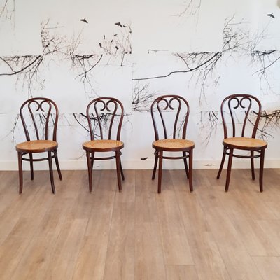 Romanian No.16 Bentwood Chairs by Michael Thonet, 1970s, Set of 4