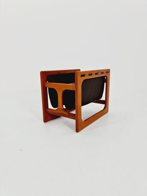 デンマークAksel Kjersgaard チーク材マガジンラック Mid-Century Modern Danish Teak Magazine Rack by Aksel Kjersgaard