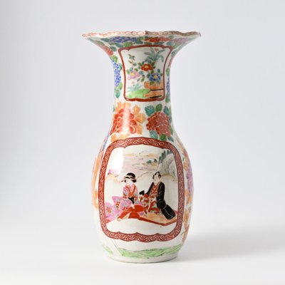 Japanese Arita Porcelain Vase from Hichozan Shinpo, 1800s for sale