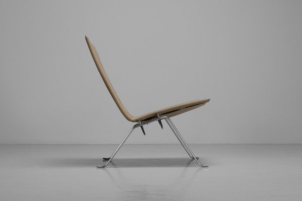 PK22 Chair in Canvas attributed to Poul Kjærholm for EKC, Denmark