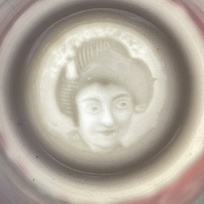 Japanese Lithophane Geisha Coffee Service in Porcelain, 1950s, Set