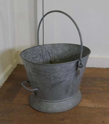 Large Galvanised Housemaids Bucket, 1920a for sale at Pamono