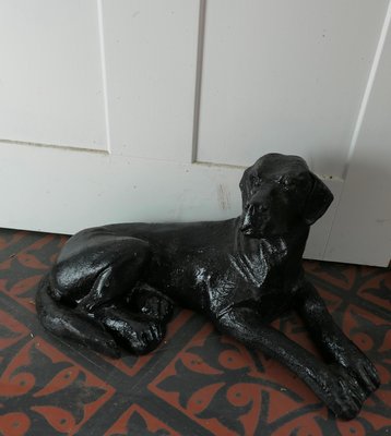 Fermalibri A Forma Di Labrador Nero - Set Di 2, Resina, Decorativi Per Mensole E Librerie - Foto 6