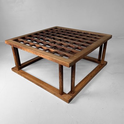 Early Shōwa Traditional Wooden Kotatsu Table, Japan, 1930s for