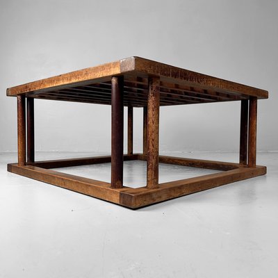 Early Shōwa Traditional Wooden Kotatsu Table, Japan, 1930s for