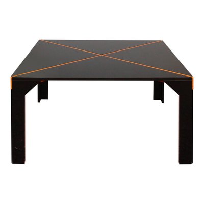 Black Lacquered Tema Dining Table by Vico Magistretti for B&B