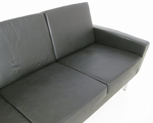 4 Seater Leather Sofa 1960s For At Pamono 4 Seater Leather Sofa 1960s 7