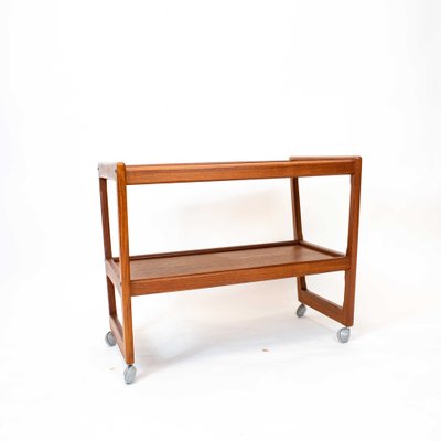 Teak Bar Cart by Holger Georg Jensen for Tønder Møbelfabrik, 1960s