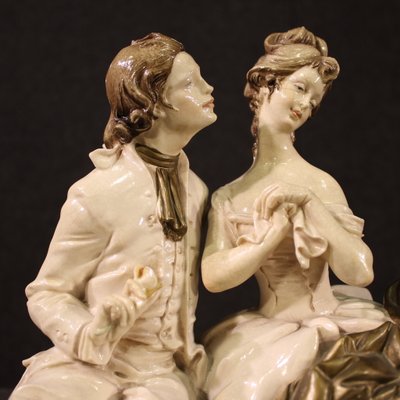 Ceramic Figurine by B. Merli for Capodimonte, 1981 for sale at Pamono