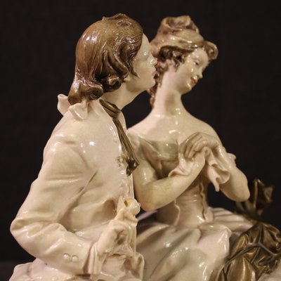 Ceramic Figurine by B. Merli for Capodimonte, 1981 for sale at Pamono