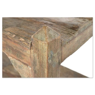 PETITE ÉTAGÈRE MURALE en Bois (Chêne) Vintage pour miniatures montants