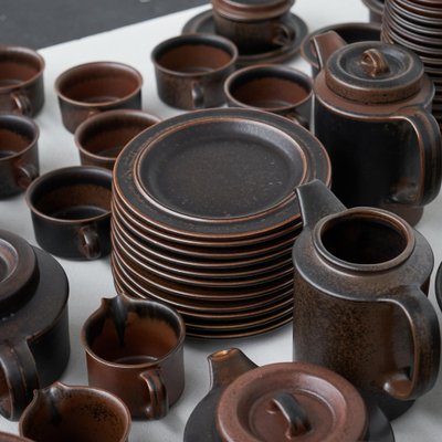 Ruska Tableware by Ulla Procopé for Arabia, 1970s, Set of 172 for
