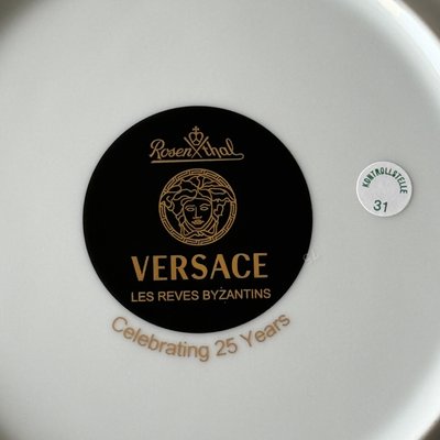 Les Reves Byzantine Plates by Versace for Rosenthal, 2017, Set of