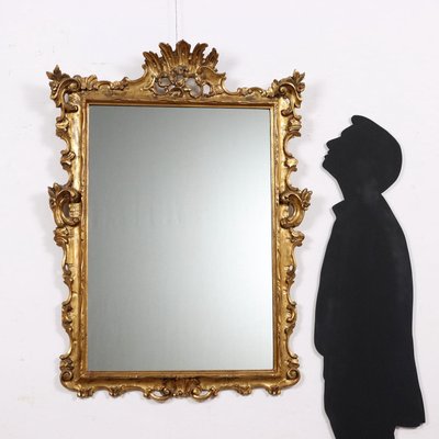 Antique Italian Rococo Style Mirror for sale at Pamono Antique Italian Rococo Style Mirror for sale at Pamono