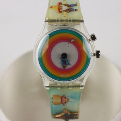 時計 swatch GNOMANIA (GZ901) RARE VINTAGE 1997 SWATCH MUSHROOM WATCH CLUB SPECIAL