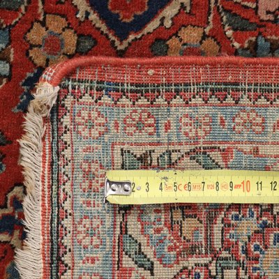 Asiatischer Dünner Teppich aus Baumwolle & Wolle bei Pamono kaufen