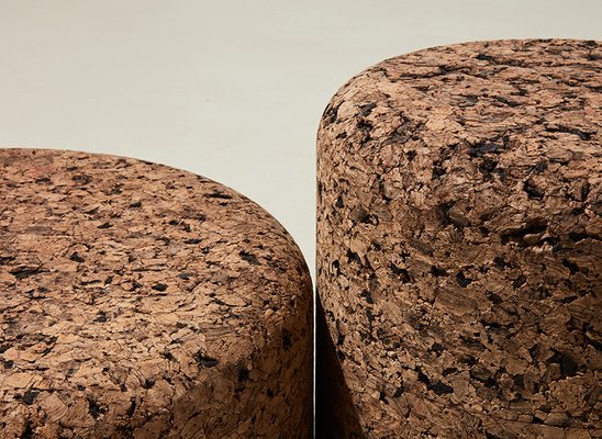 Corks Ottomans by Jasper Morrison for Moooi, 2002, Set of 2