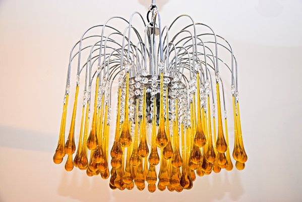 Murano Glass Chandelier by Paolo Venini Murano Glass Chandelier by Paolo Venini
