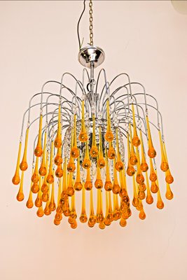 Murano Glass Chandelier By Paolo Venini 1960s For Sale At Pamono
