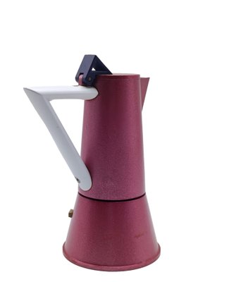 Accademia Mocha Coffe Pot by Ettore Sottsass for Agostina, 1980s