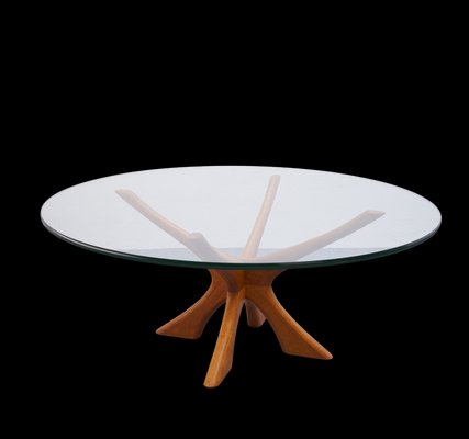 Illum wikkelso Denmark glass top table