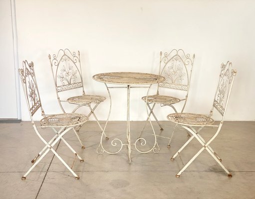 Tavolino Sedie Di Ferro Battuto Prezzo Set Giardino Tavolo E Sedie