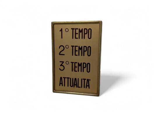 Insegna cinematografica vintage, anni '60 in vendita su Pamono