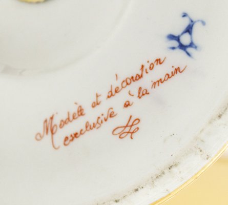 Tischlampe aus Porzellan von Giulia Mangani, Florenz, Italien