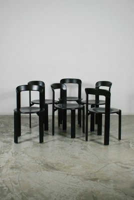 Chairs 3300 by Bruno Rey, 1970s, Set of 6 for sale at Pamono