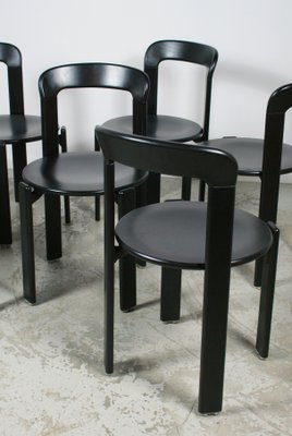 Chairs 3300 by Bruno Rey, 1970s, Set of 6 for sale at Pamono
