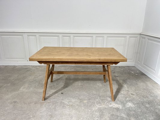 Wooden Table by René Gabriel, 1950s for sale at Pamono