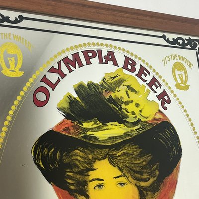 Olympia Beer Advertising Mirror for sale at Pamono