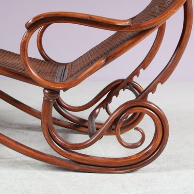 Vintage Model Adjustable Chaise Lounge by Thonet, 1890s for sale