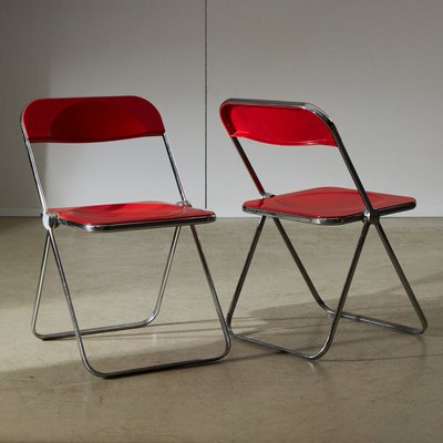 希少オリジナル CASTELLI PLIA Giancarlo Piretti Plia Chair by Giancarlo Piretti for Anonima Castelli, 1967